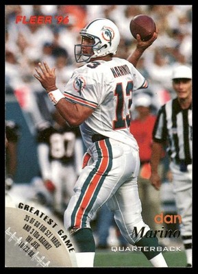 Dan Marino 1996 Fleer #73 Miami Dolphins