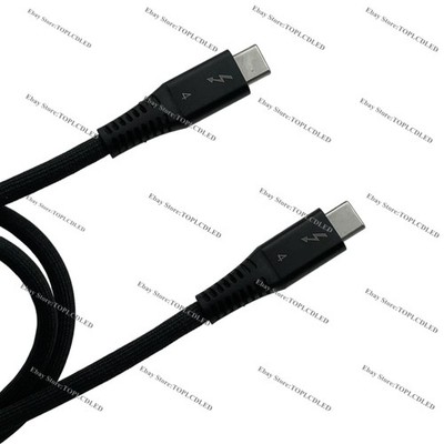 Thunderbolt 4 3 USB-C 4.0 Cable Chargers Data 80Gbps PD 240W 8K Video Display