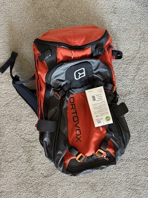 ORTOVOX Tour 32+7 ABS Avalanche Airbag Backpack 32+7L Orange Black Gray