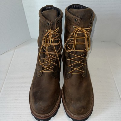 Red Wing Loggermax Boots Mens 11 EE brown Waterproof Steel Toe 9  Model 2217