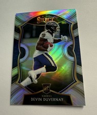 2020 Panini Select Concourse Silver Prizm Devin Duvernay #77 Rookie RC Ravens