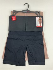 2 pack Large Skinnygirl Smoothers and Shapers Shaping Seamless Thigh Slimmers