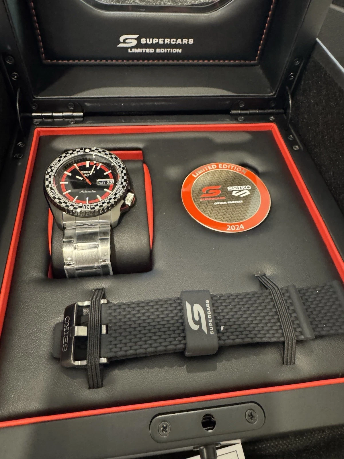 Seiko Supercars Limited Edition 2024 Men Watch New Box SRPL01K1 With Wristband