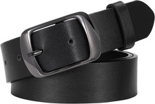 Women Belts For Jeans Dresses Pants Ladies Leather Waist Belt with Elegant Buckl