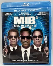 MIB3 Men In Black 3 Blu-Ray + DVD Will Smith Tommy Lee Jones 2022
