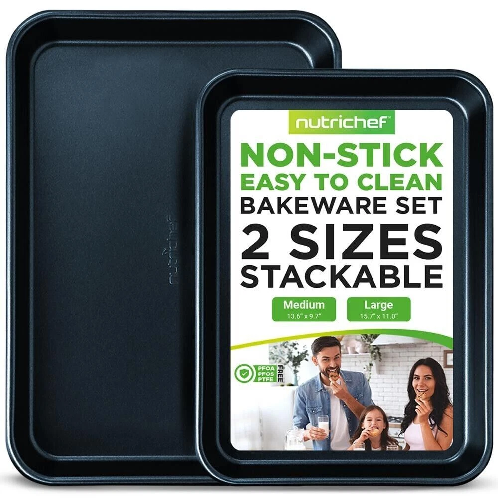 NutriChef Nonstick Cookie Sheet Set