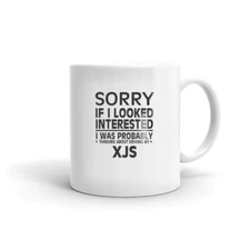 Thinking About Driving My XJS Tea Coffee Ceramic Mug Office Work Cup 
