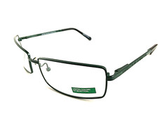 New UNITED COLORS OF BENETTON BE 04304 59mm Green Men's Eyeglasses Frame .