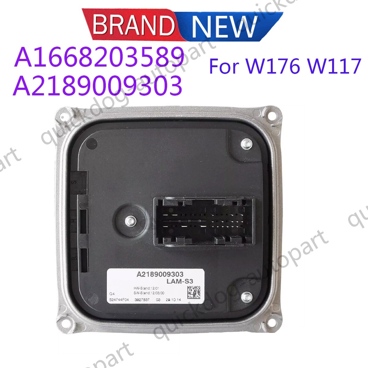 NEW Left LED Voltage Converter OEM 218-900-93-03 for MB CLA250