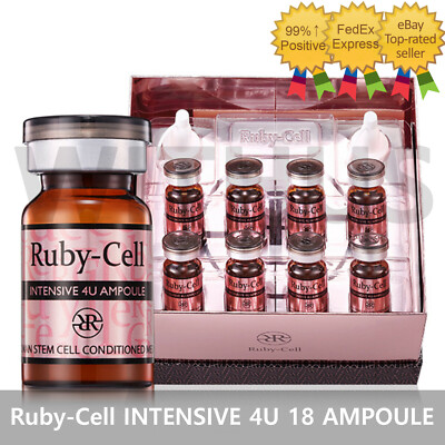 Ruby-Cell INTENSIVE 4U 6 ml x 18 Ampoule Whitening and Wrinkle Improvement Set=