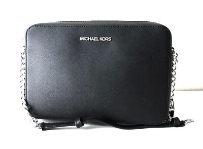 MICHAEL KORS Tasche JET SET ITEM LG EW CROSSBODY schwarz silber 35F8STTC9L - Bild 1 von 4