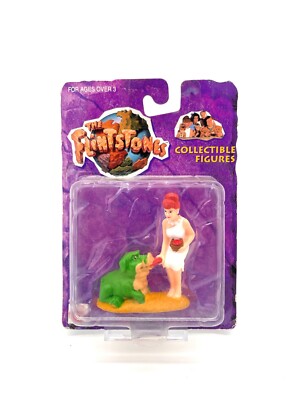 Vintage 90er Flintstones Familie Feuerstein Figur Wilma Film OVP Mattel