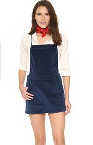 navy corduroy overall dress