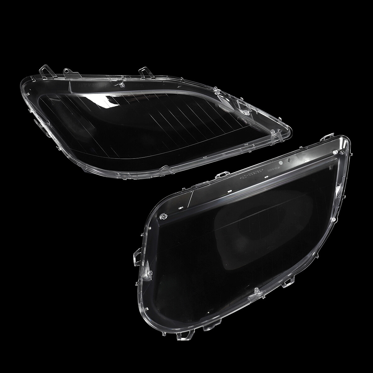 Left&Right Headlight Lens Covers Shell For Mercedes Benz W164 ML Class 2006-2008