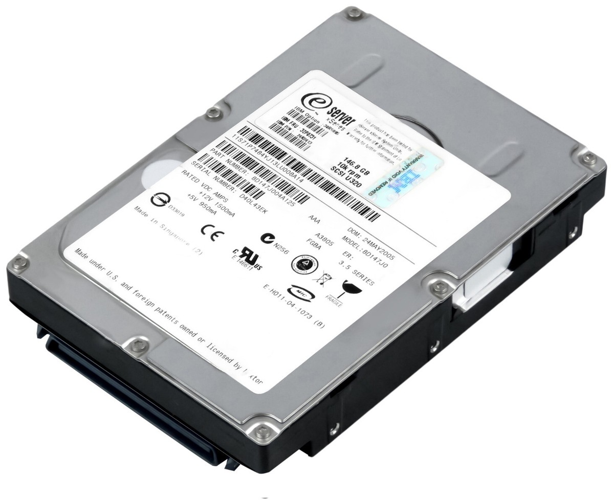Hard Drive IBM 32P0731 26K8613 8D147J0 146.8GB 10K 8MB SCSI U320 3.5''