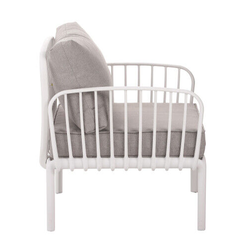 Modern Outdoor Patio Club Chair Furniture Waterproof Thick Cushion Deep Seating - Picture 5 of 12