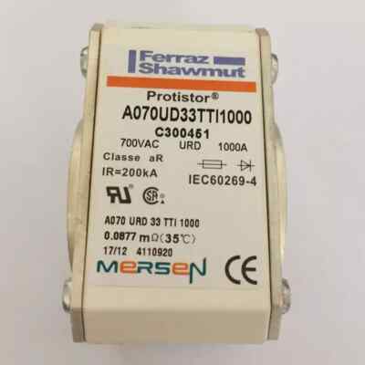 Mersen A070UD33LI800 Semiconductor Fuse – 700V 800A, P300232 – In Stock, Fast Ship