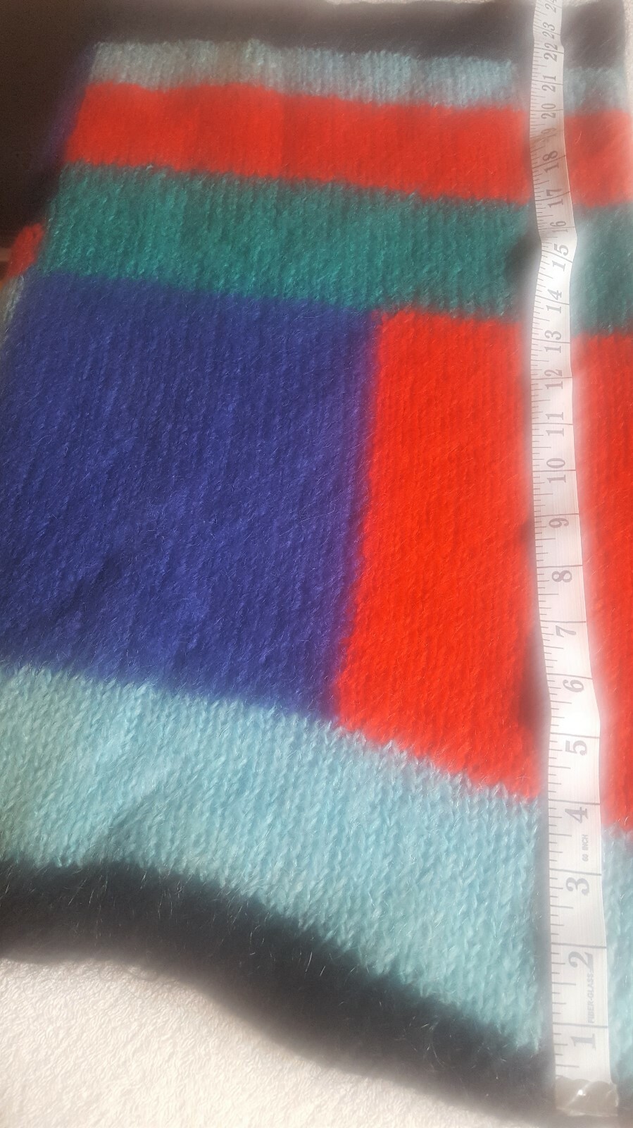 100percent Mohair Hand Knitted Jumper | Multi Coloured | Size Small to Medium | New image 7