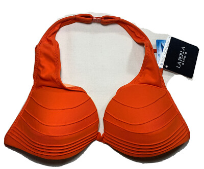LA PERLA STUDIO Bra Sz 4 Orange Made Italy NWT