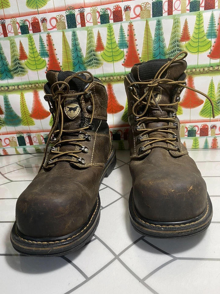 Irish Setter Work 83638 Steel Toe Leather Boot Brown Men’s Size 10 E2 - Image 3 of 4