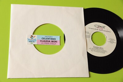 Celentano Mistero Claudia Mori Italy Promo Juke Box With Strip