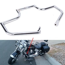 Highway Engine Guard Crash Bar For Harley Fatboy Heritage Softail Slim 2000-2017
