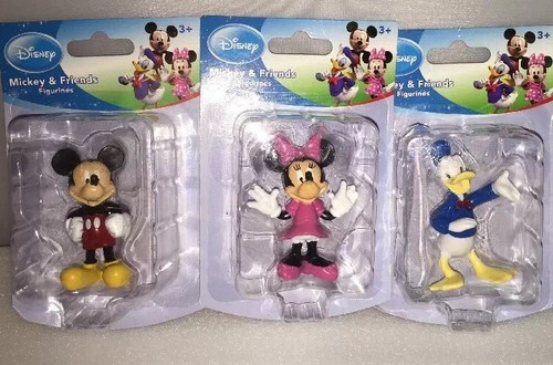 Mickey & Friends Disney Figure Cake Topper Mickey Minnie Donald New Rare - Picture 6 of 12