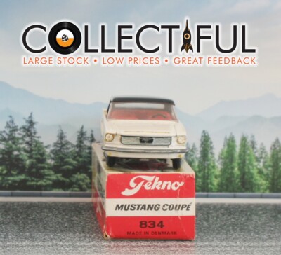 TEKNO - #834 FORD MUSTANG COUPE - DIECAST *BEAUTY* IN ORIGINAL BOX