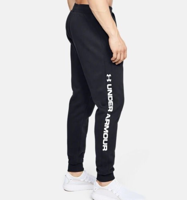 under armour rival fleece wordmark logo jogger