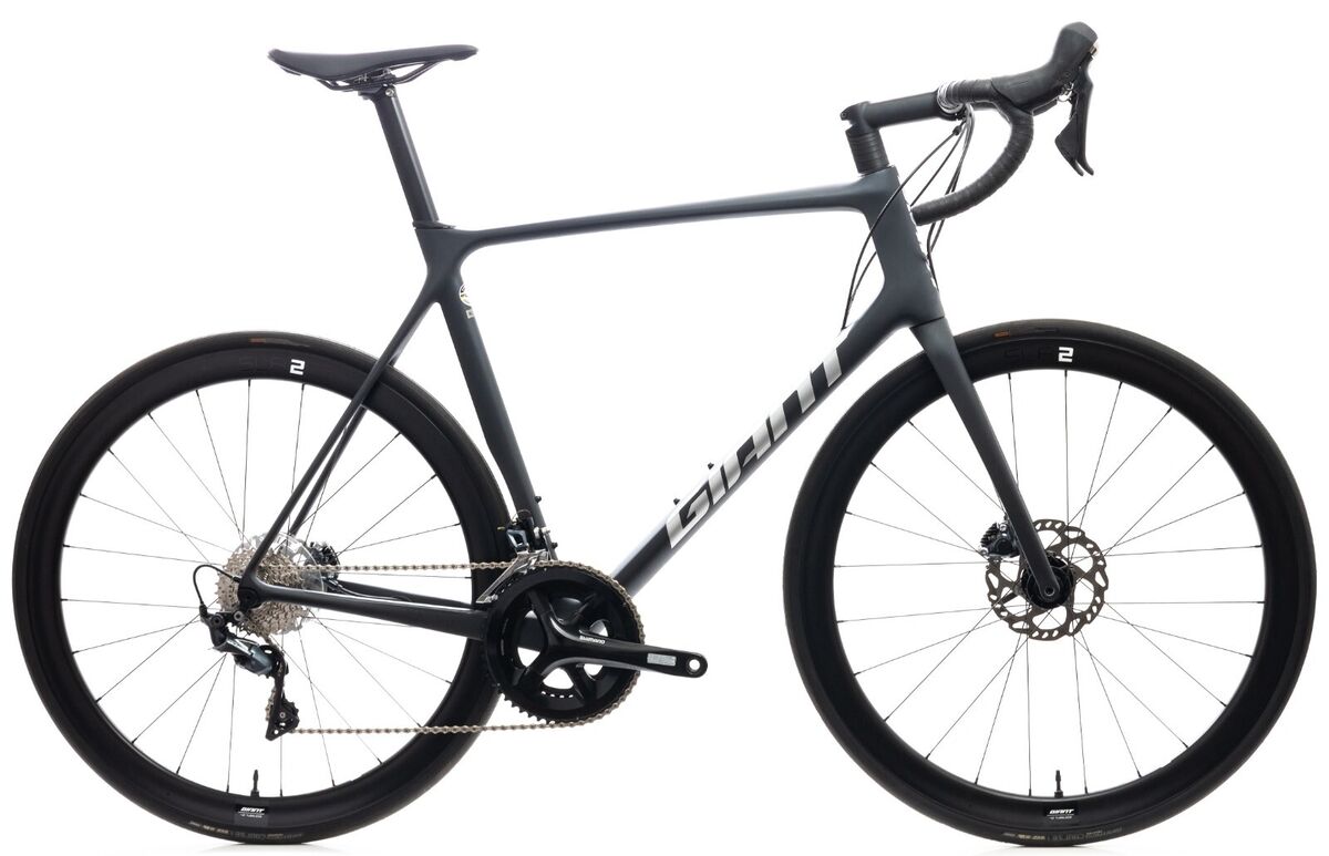 Giant TCR Advanced 1 Disc Carbon 2x 11s Road Bike XL Black Giant TCR Advanced 1 Disc Carbon 2x 11s Road Bike XL Black