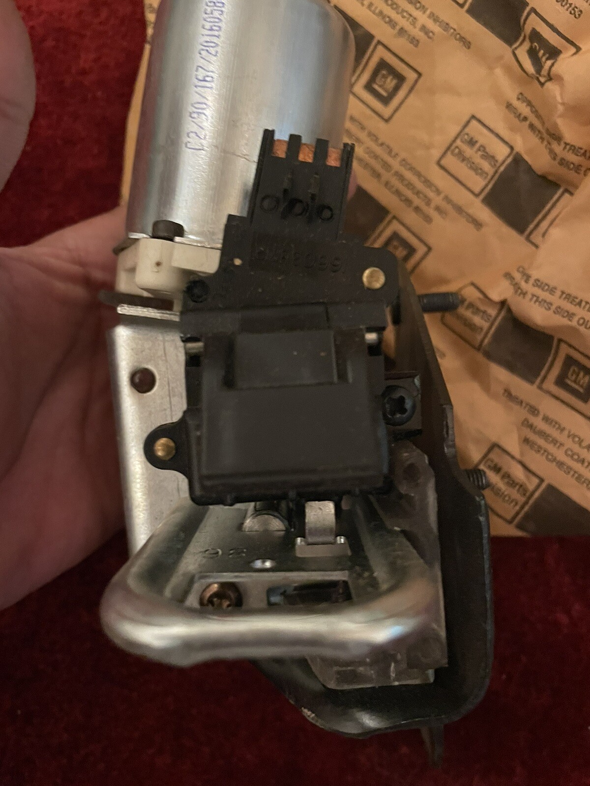 NOS GM Cadillac Fleetwood Deville Buick Trunk Pull Down Motor 3Pin