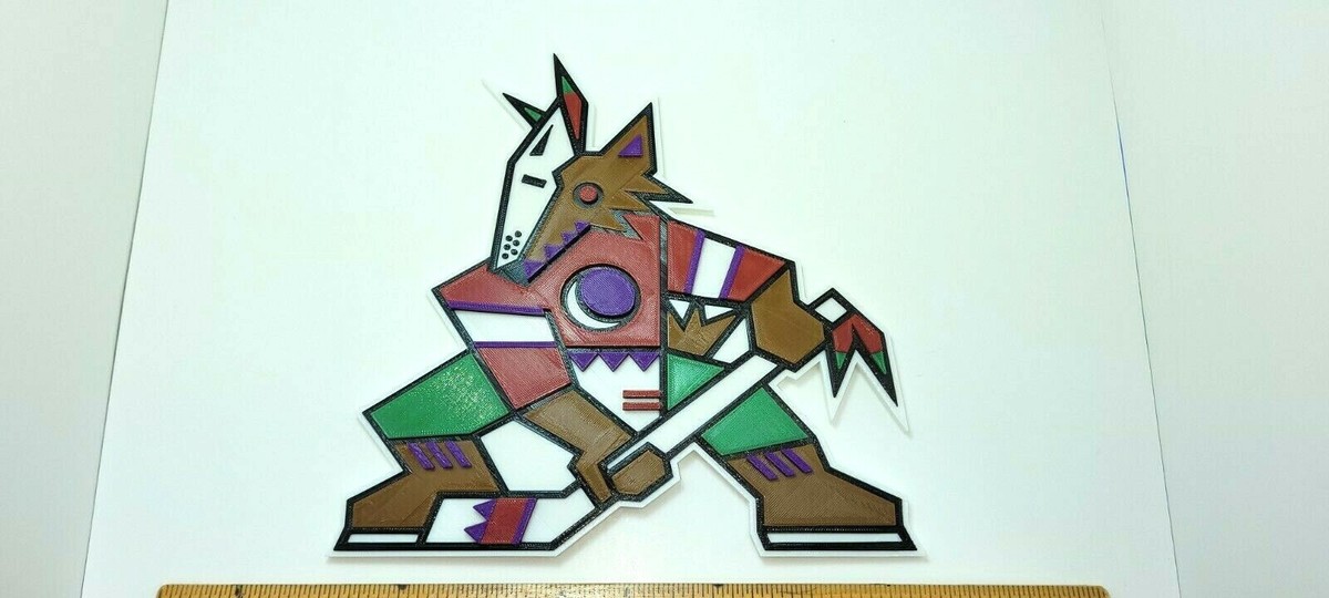 Arizona Coyotes 3D Hockey Logo Emblem, Ornament or Magnet !!
