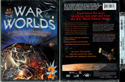 3 DVD H G Wells WAR OF THE WORLDS 2005 + 1953 +Historical