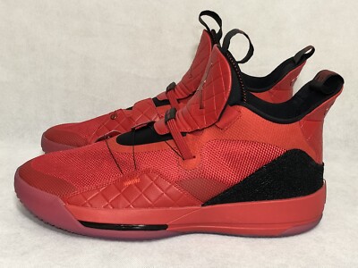 Nike Air Jordan 33 XXXIII AQ8830-600 Retro University Red Black