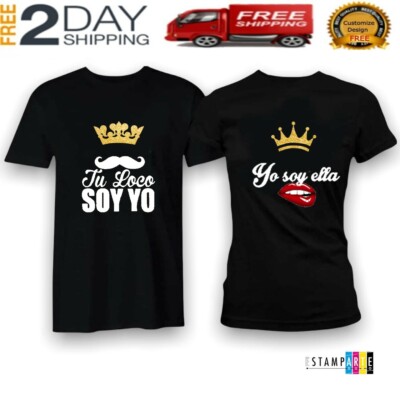 T-shirt with nice message for new couple! customized by order barium colors 269
