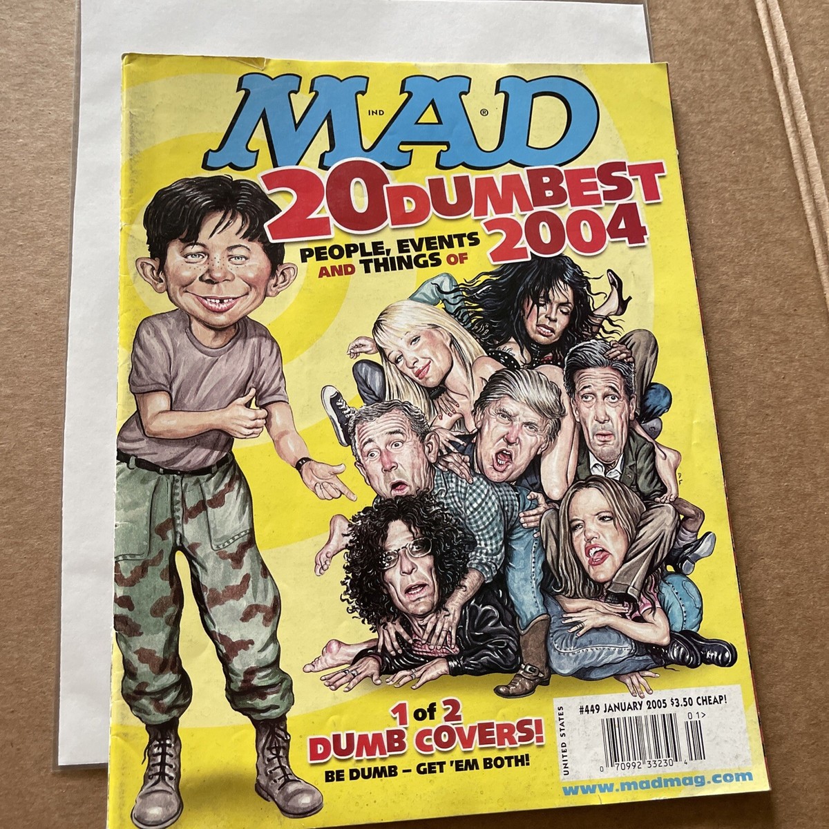 MAD Magazine #449 Jan 2005 Dumbest People Events VG Shipping