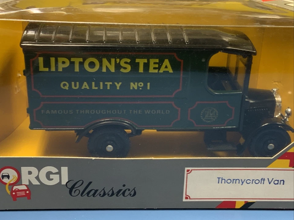 CORGI CLASSIC THORNYCROFT VAN #914 LIPTON’S TEA NEW - Image 2 of 4