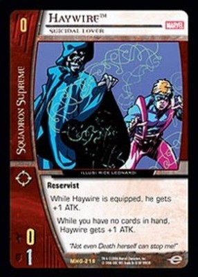 VS System: Haywire, Suicidal Lover - Foil [Played] VS: Marvel Heralds ...