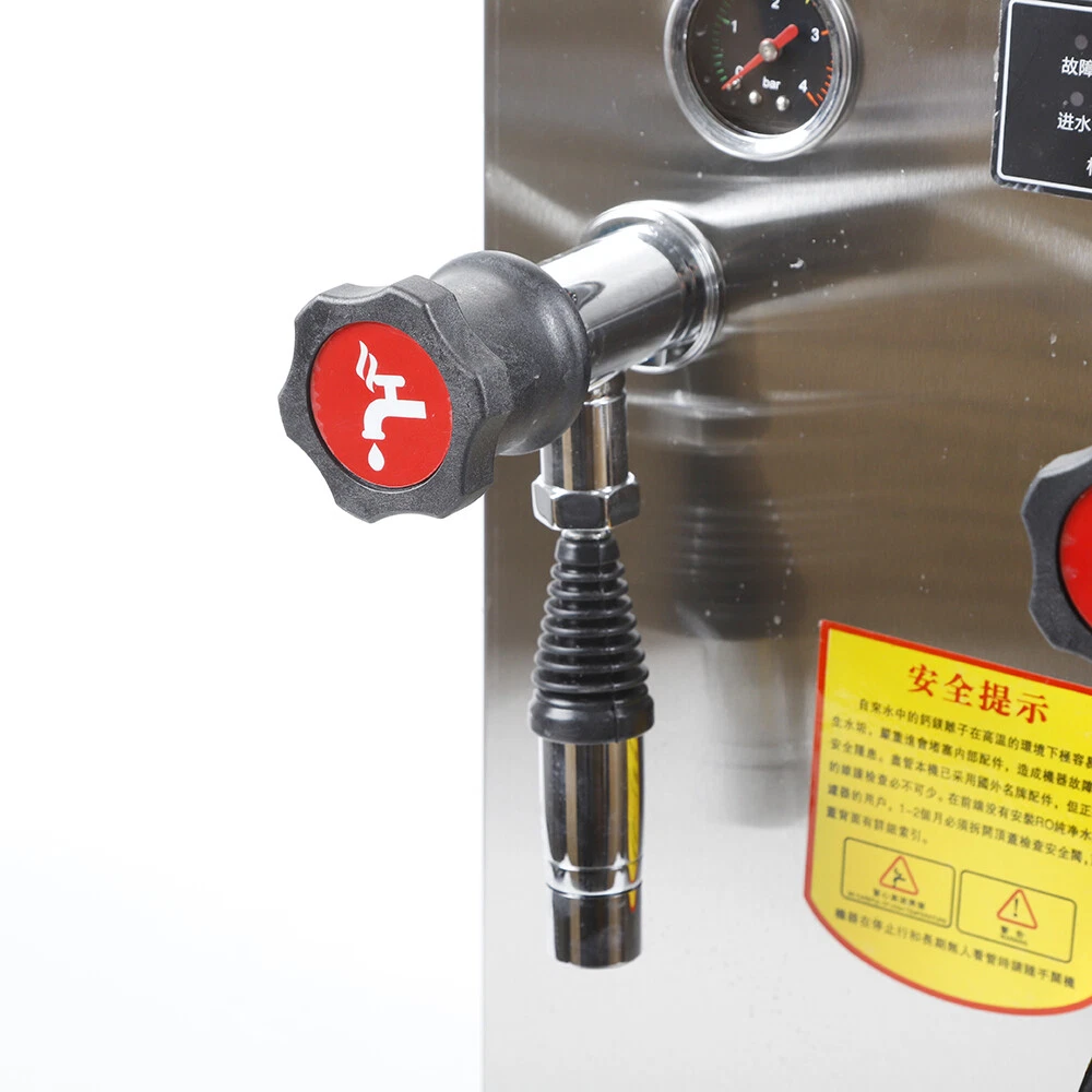 Milk Frother Steamer Full Automatic Boiling Water Frothing Machine Commercial US