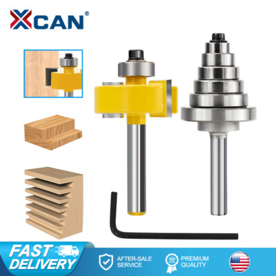 1/4 Inch Shank Rabbet Router Bit Set Interchangeable Bearings ...