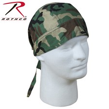 Rothco Head Wrap for Paintball  Airsoft - Woodland Camo