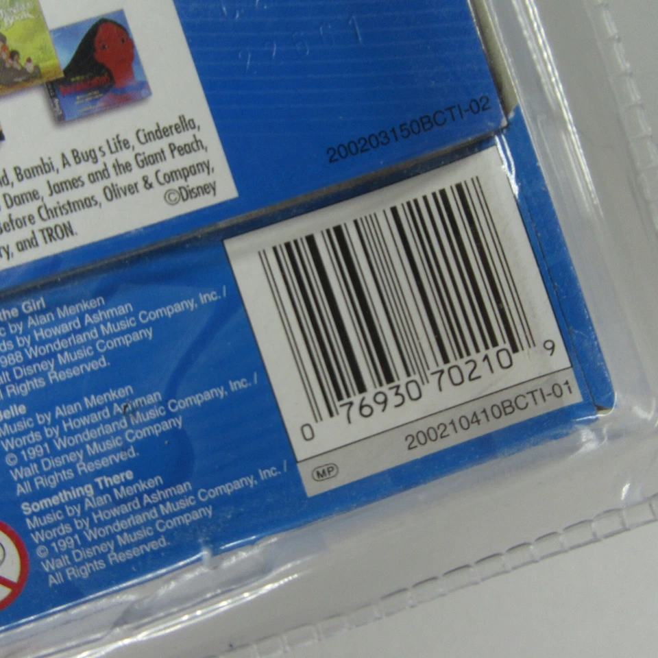 Disney Tunes Kid Clips Little Mermaid Beauty and the Beast Music Chip Hasbro New - Image 4 of 4