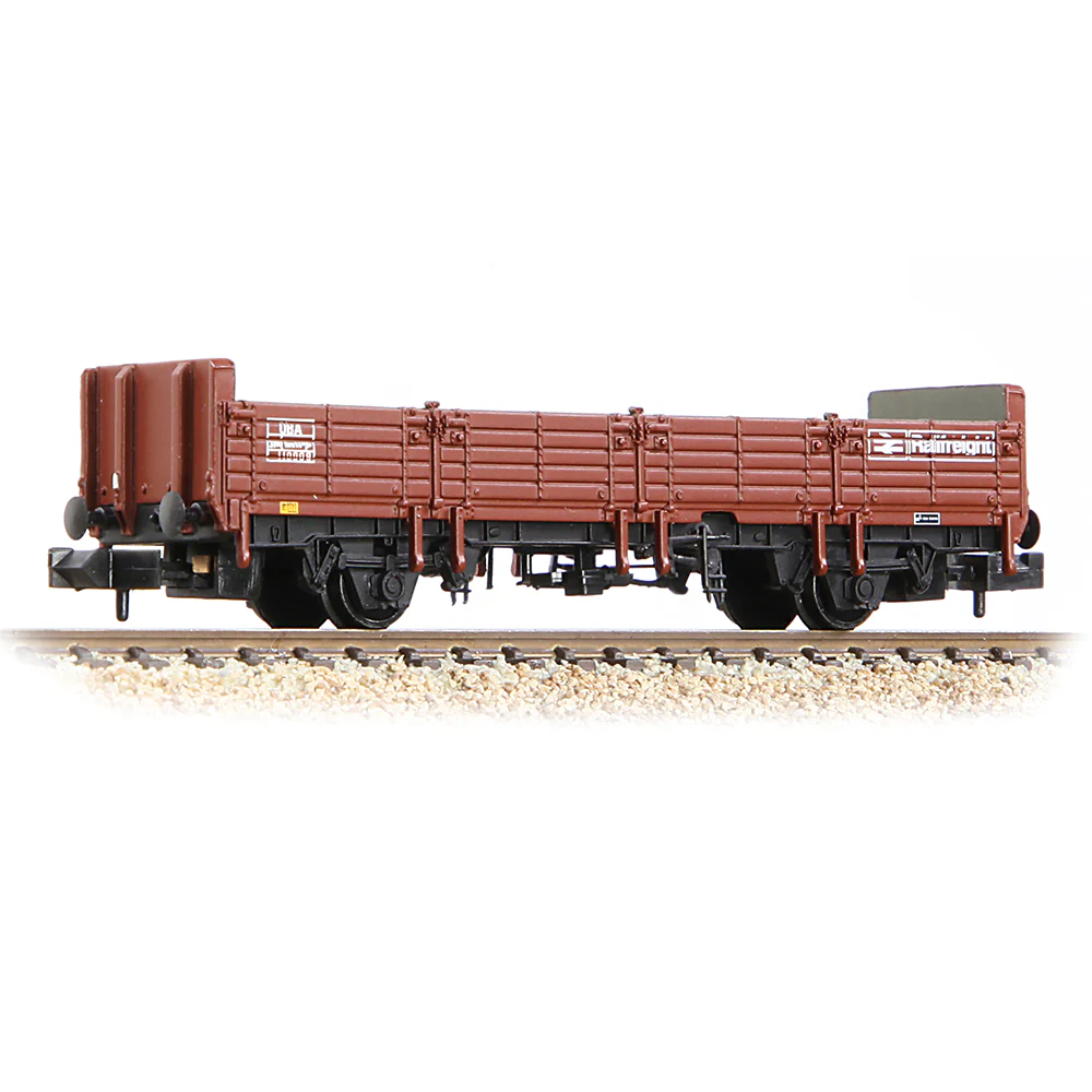 Graham Farish 373-629B N Gauge BR Freight Brown OBA Open Wagon Low Ends