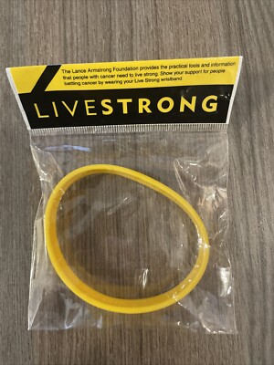 Rubber Band Bracelet Charms Lot Of Livestrong Yellow Silicone