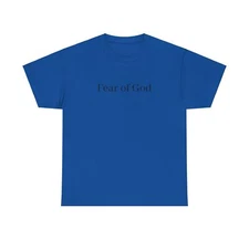 Fear of God -  Unisex Heavy Cotton Tee