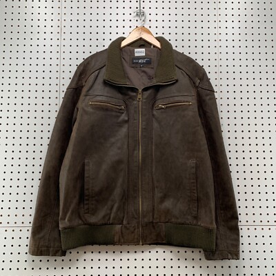 Black River G III Leather Bomber Jacket Mens XL Brown Flight Military 