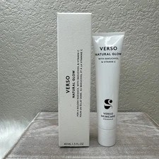 VERSO NATURAL GLOW WITH BAKUCHIOL & VITAMIN C FULLSIZE SEALED FAST SHIP