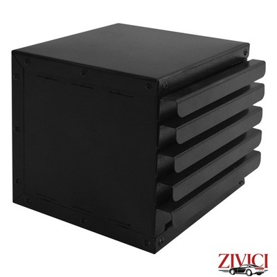 8x8x8 Inch Small Parts Storage Box, 5-Drawer Drill Bit Organizer for Vehicle Use