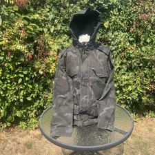 Carhartt WIP giacca parka mimetica con cappuccio verde nero