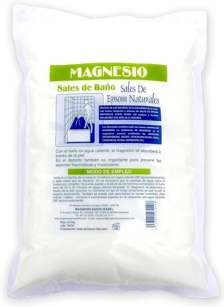 MSI Sales De Epsom Naturales Santa Isabel Del Antiguo Balneario Del Yacimiento